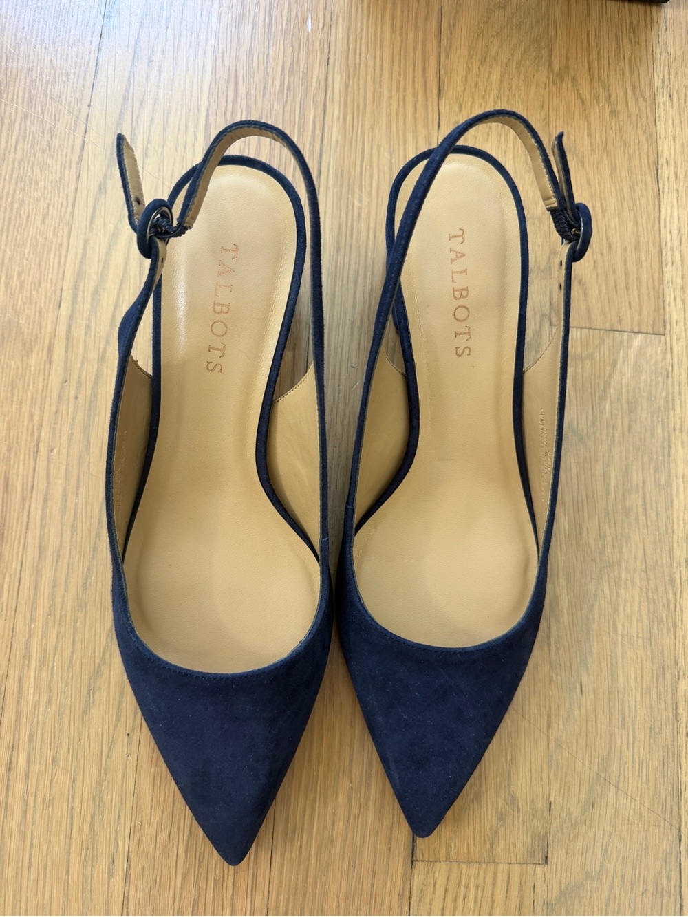 Talbots Erica Slingback Indigo Blue 8 1/2 M